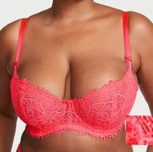 Victoria's Secret | Dream Angels Wicked Unlined Lace Balconette Bra 34C